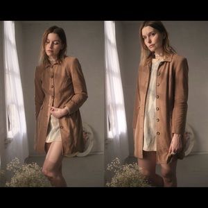 Vintage 90s Microsuede Jacket